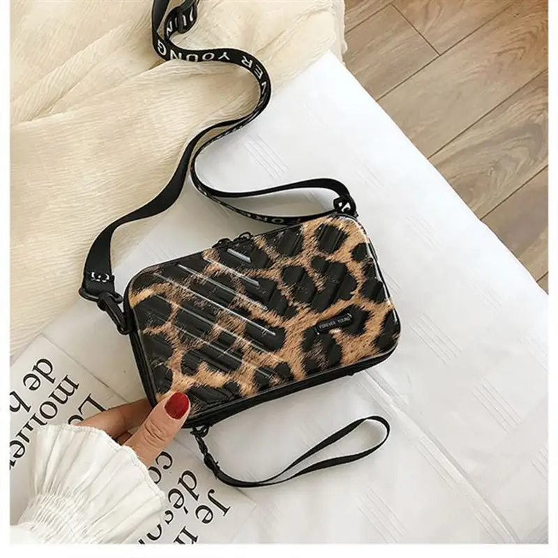 7inch Hard Shell Cosmetic Bag Women Crossbody