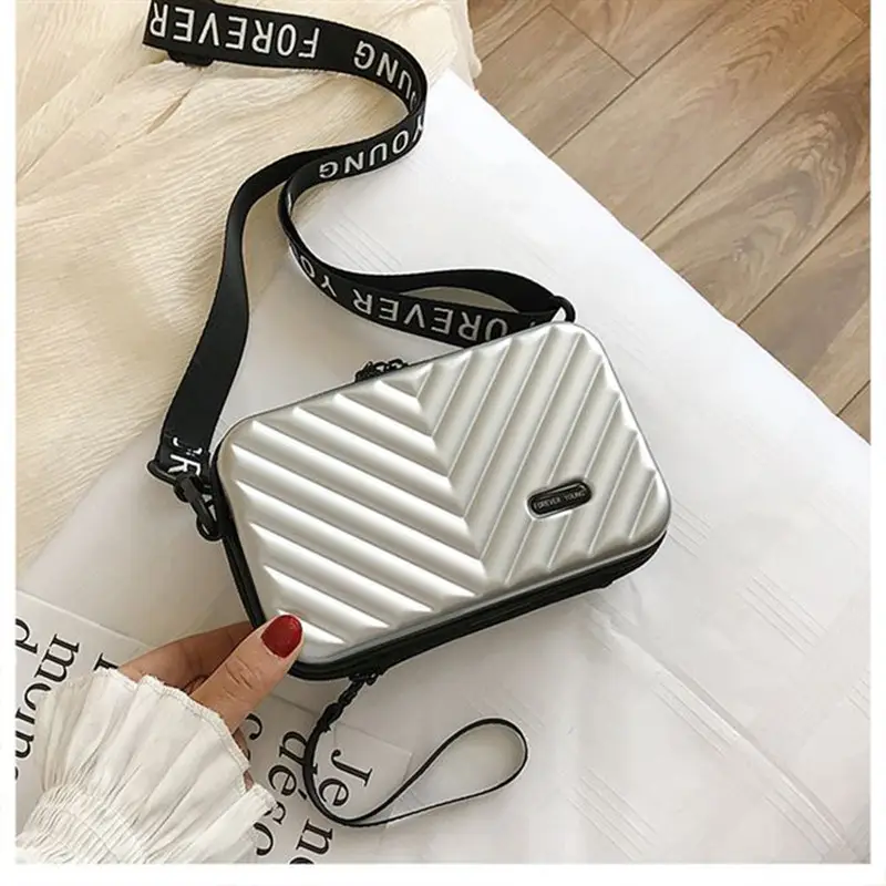 7inch Hard Shell Cosmetic Bag Women Crossbody