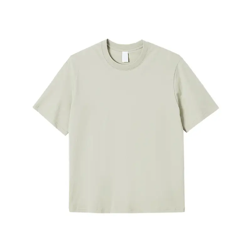 Men's Cream Combed Cotton T-Shirt 230g