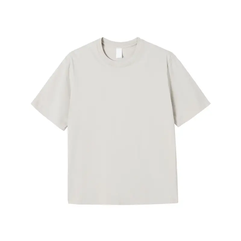 Men's Cream Combed Cotton T-Shirt 230g