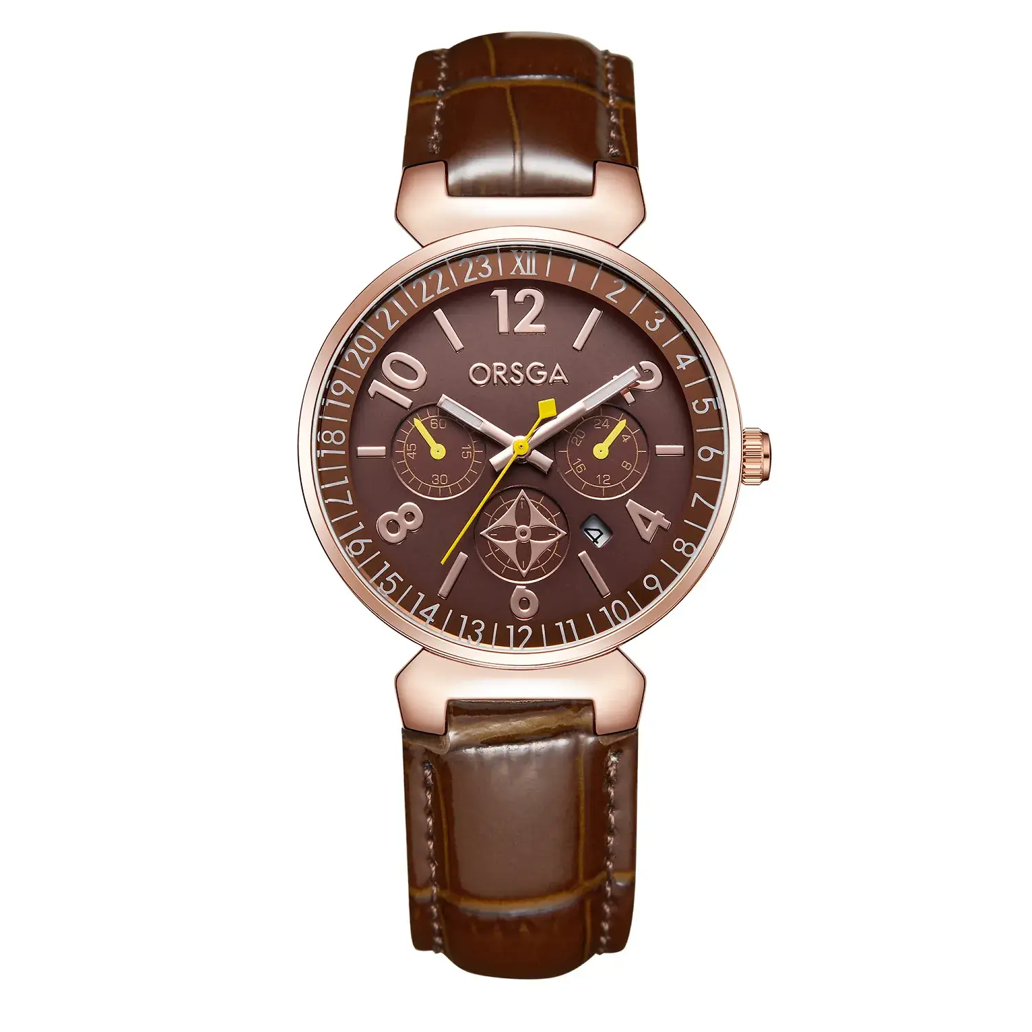 ORSGA Women's Black Quartz Calendar Watch - Image 6