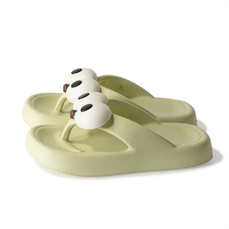 Cross-border summer new women's big-eyed flip-flops slippers wear high-end summer high-end Jinjiang factory wholesale - Image 5