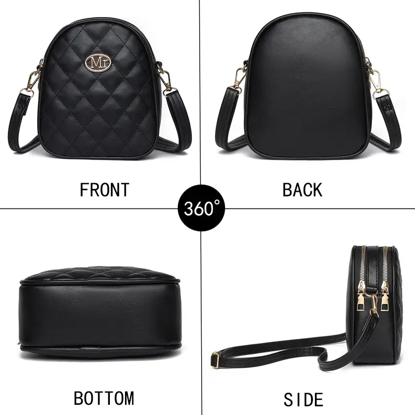 White Mini Crossbody Phone Bag for Women - Image 9