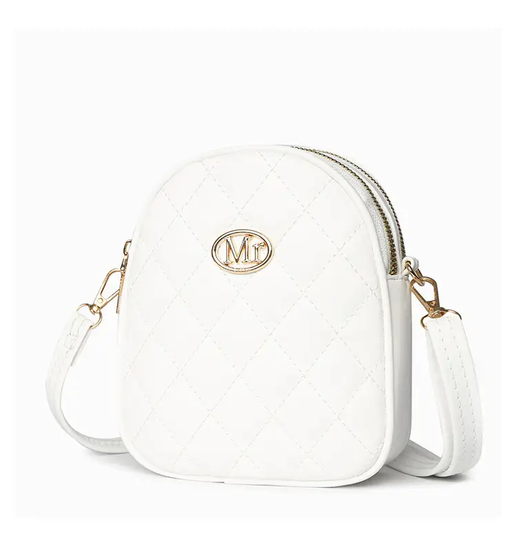 White Mini Crossbody Phone Bag for Women — feature 21