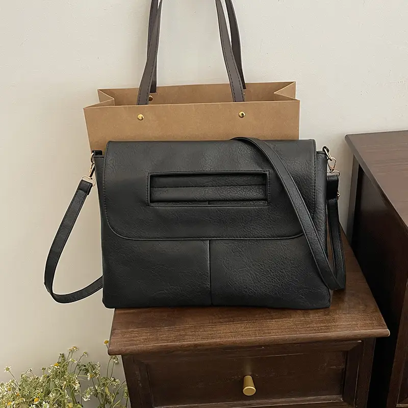 Women's Grey Shoulder Crossbody Bag 2024 Spring Summer - Image 3