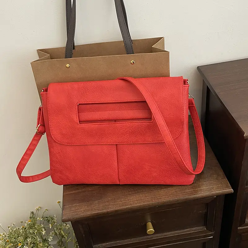 Women's Grey Shoulder Crossbody Bag 2024 Spring Summer - Image 5