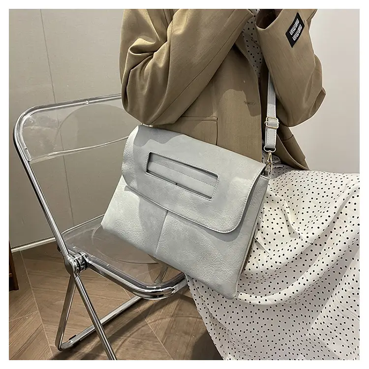 Women's Grey Shoulder Crossbody Bag 2024 Spring Summer — feature 17
