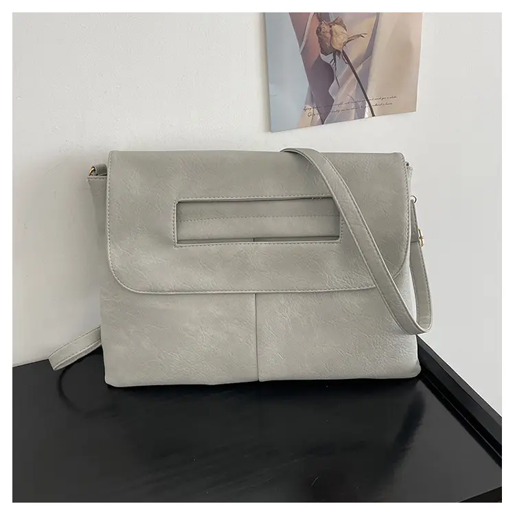 Women's Grey Shoulder Crossbody Bag 2024 Spring Summer — feature 19