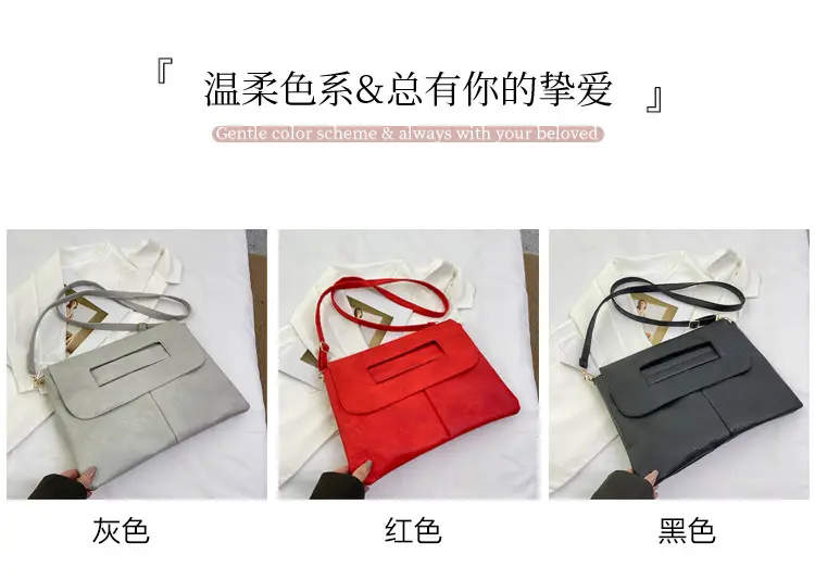 Women's Grey Shoulder Crossbody Bag 2024 Spring Summer — feature 2