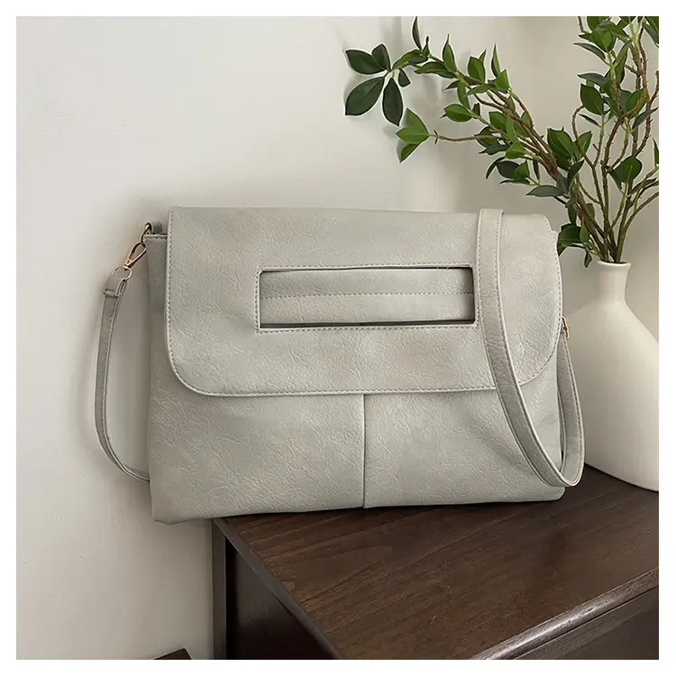 Women's Grey Shoulder Crossbody Bag 2024 Spring Summer — feature 20