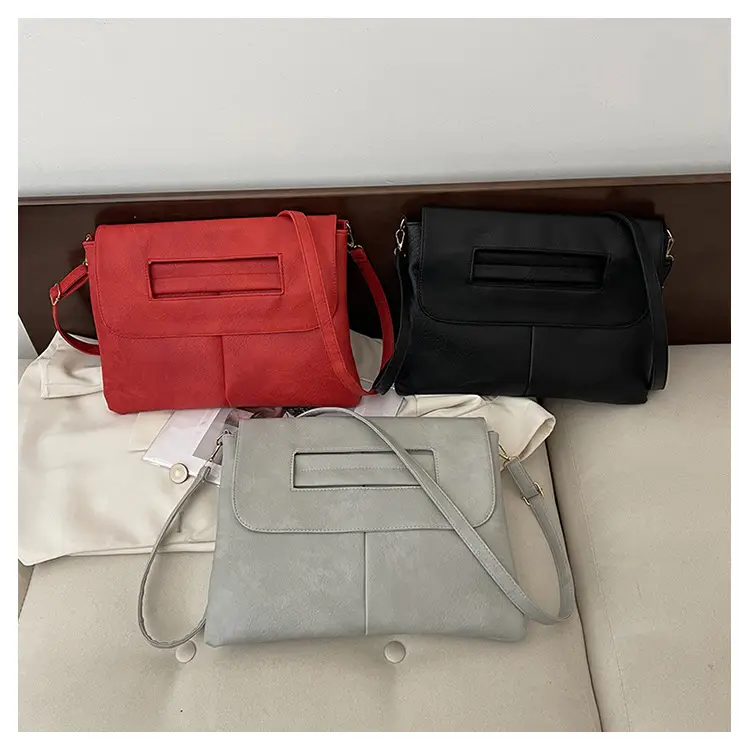 Women's Grey Shoulder Crossbody Bag 2024 Spring Summer — feature 25
