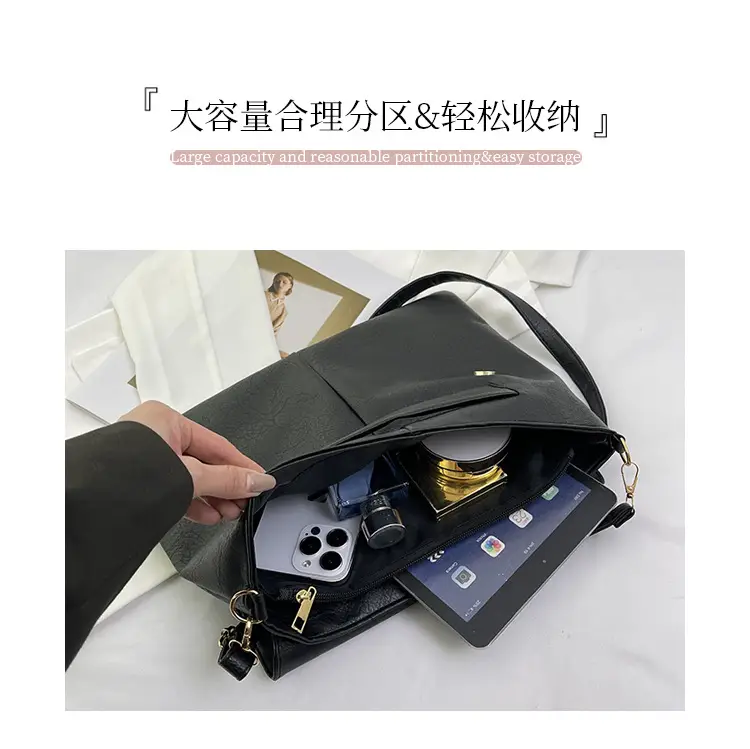 Women's Grey Shoulder Crossbody Bag 2024 Spring Summer — feature 5