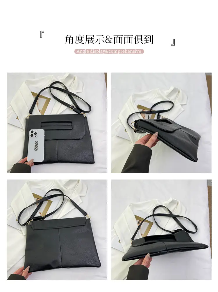 Women's Grey Shoulder Crossbody Bag 2024 Spring Summer — feature 6