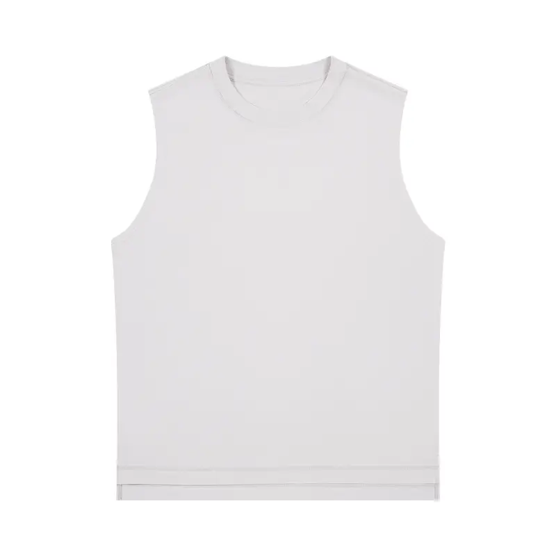 Men Sleeveless Ice T-Shirt 230g Summer Beige