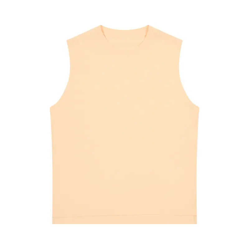 Men Sleeveless Ice T-Shirt 230g Summer Beige