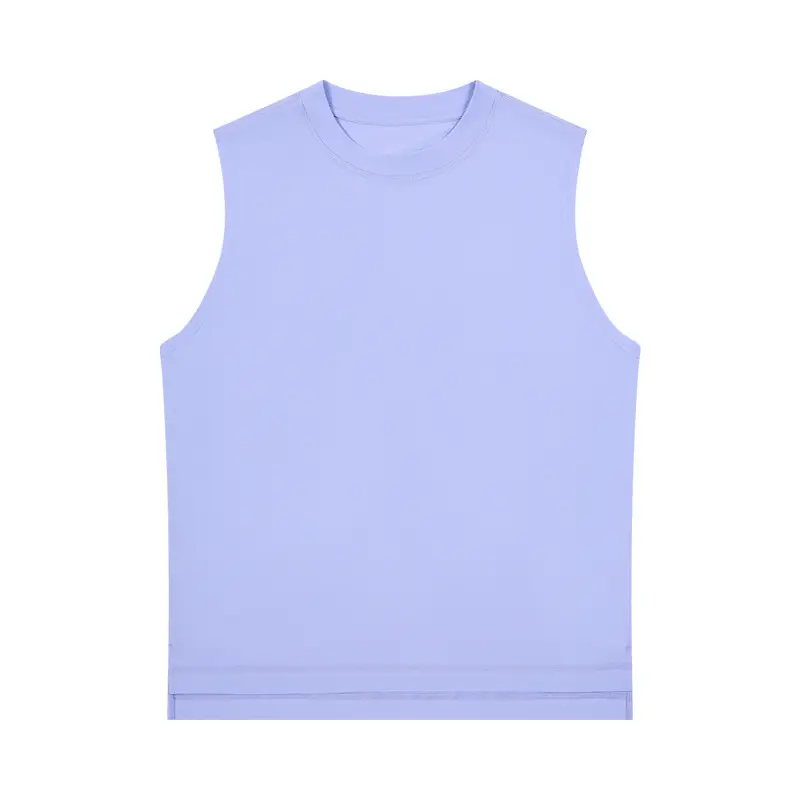 Men Sleeveless Ice T-Shirt 230g Summer Beige