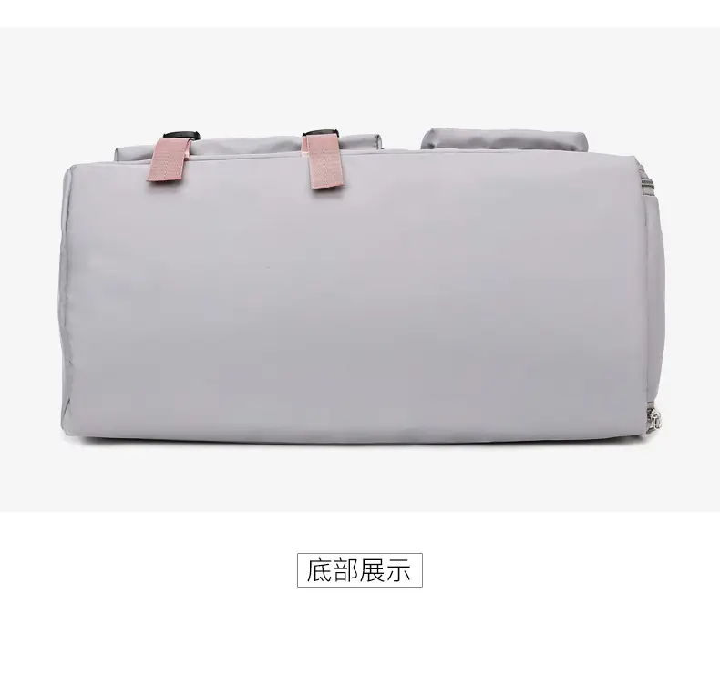 Women's Pink Dry Wet Separate Travel Bag Shoulder Crossbody — feature 36