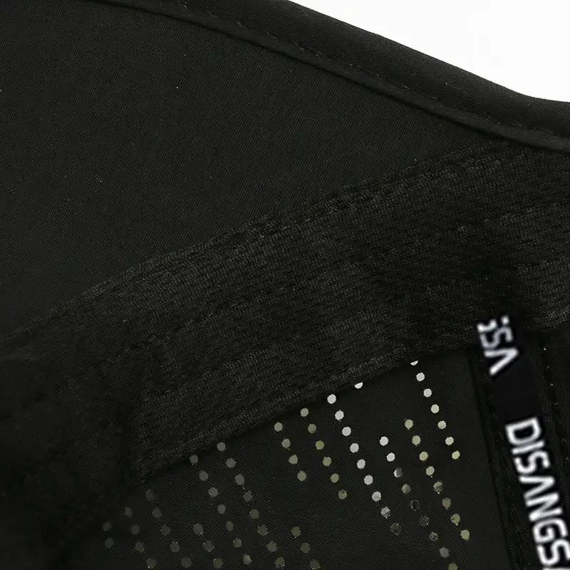 Men's Black Mesh Baseball Cap with Adjustable Strap - Image 10