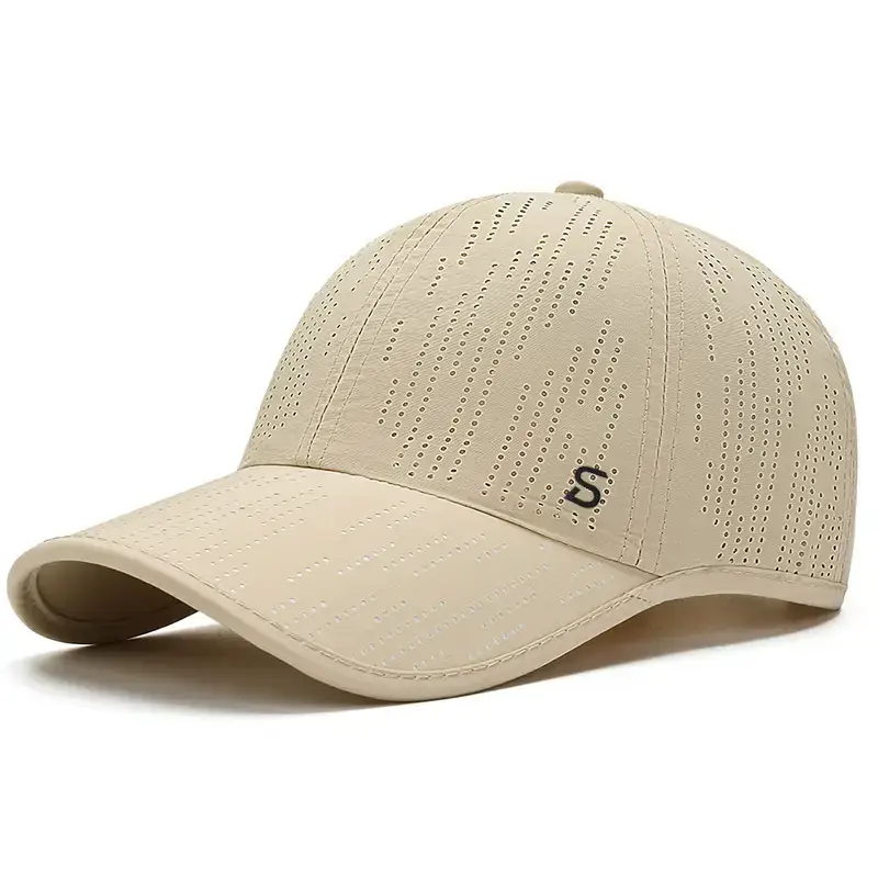Men's Black Mesh Baseball Cap with Adjustable Strap - Image 5
