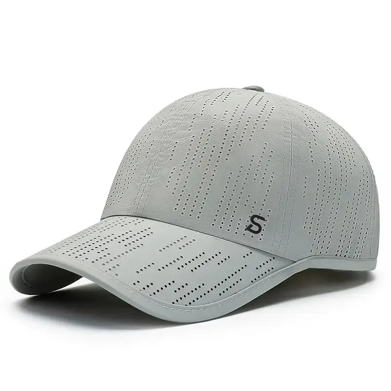 Men's Black Mesh Baseball Cap with Adjustable Strap - Image 6