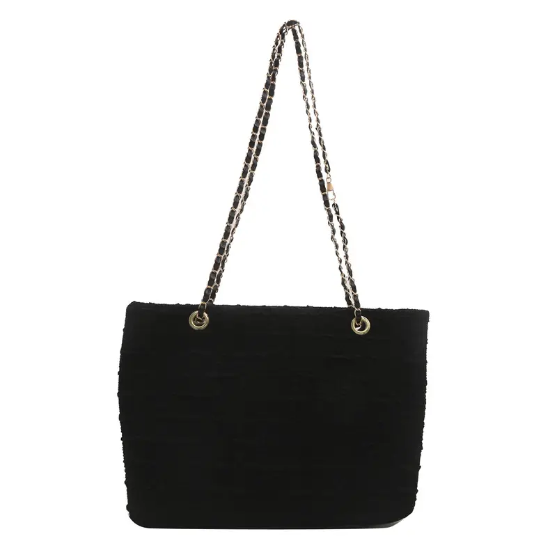 Grey Chain Shoulder Bag for Women 2024 Spring Summer - Image 9