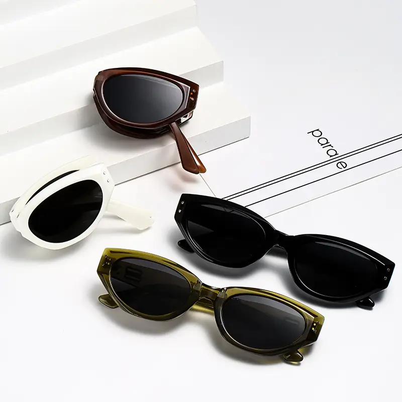 2025 Roco Folding Sunglasses Women Brown Cat Eye - Image 8
