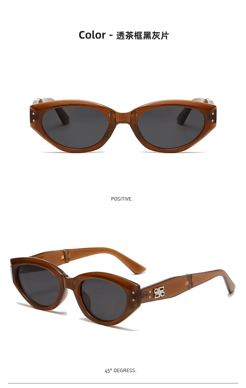 2025 Roco Folding Sunglasses Women Brown Cat Eye β feature 14