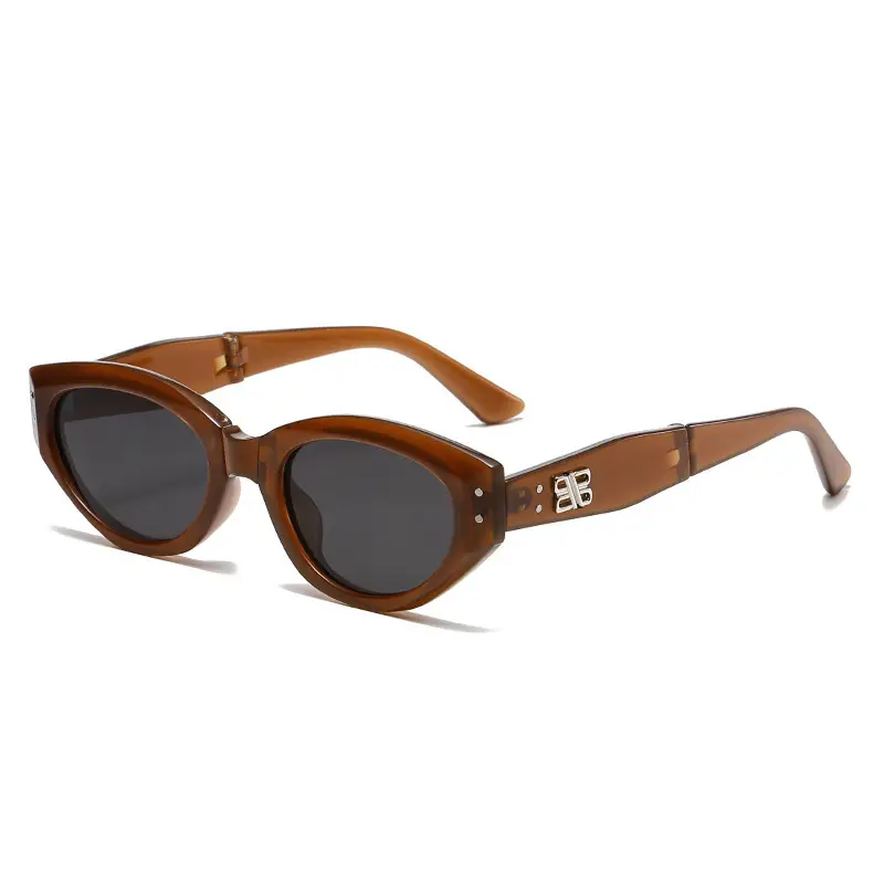 2025 Roco Folding Sunglasses Women Brown Cat Eye - Image 4