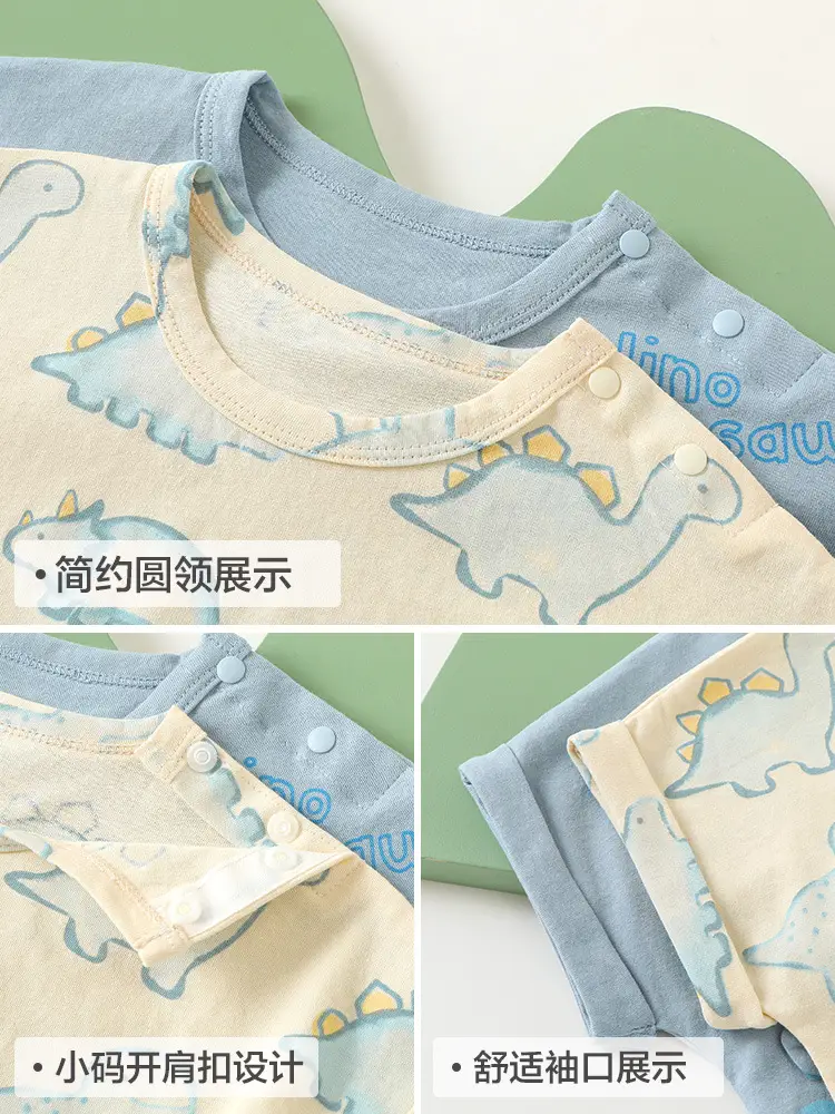 Baby Boys Striped T-Shirt Summer Casual Korean Style - Image 14