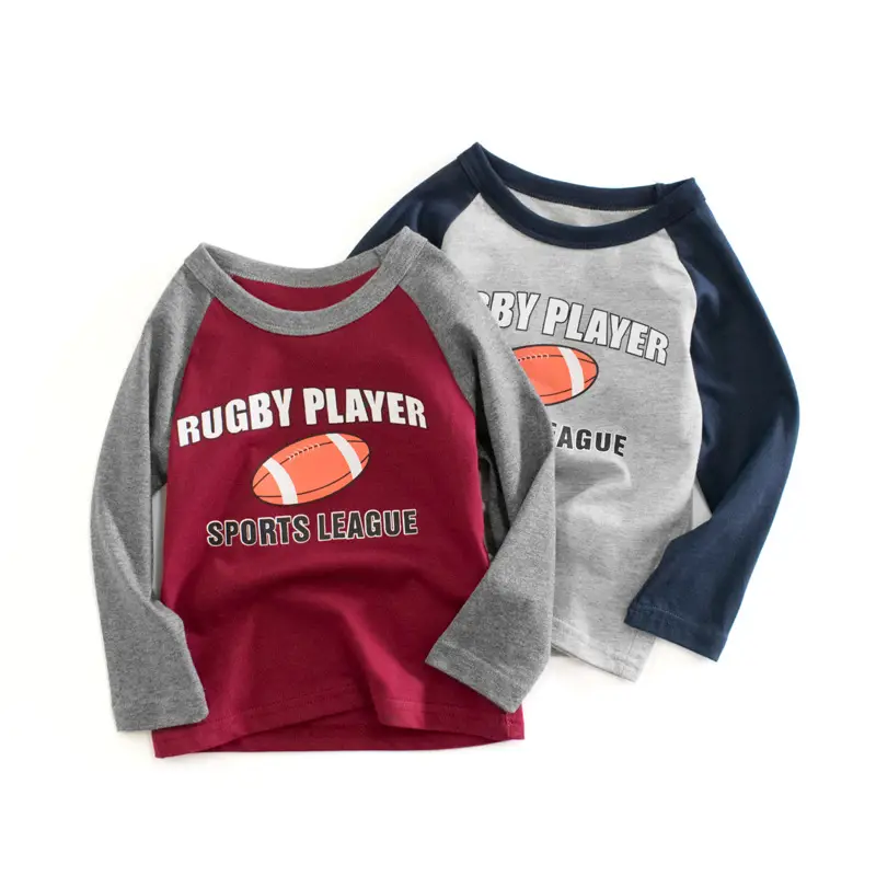 27kids Long Sleeve T-Shirt for Boys Blue Winter - Image 3