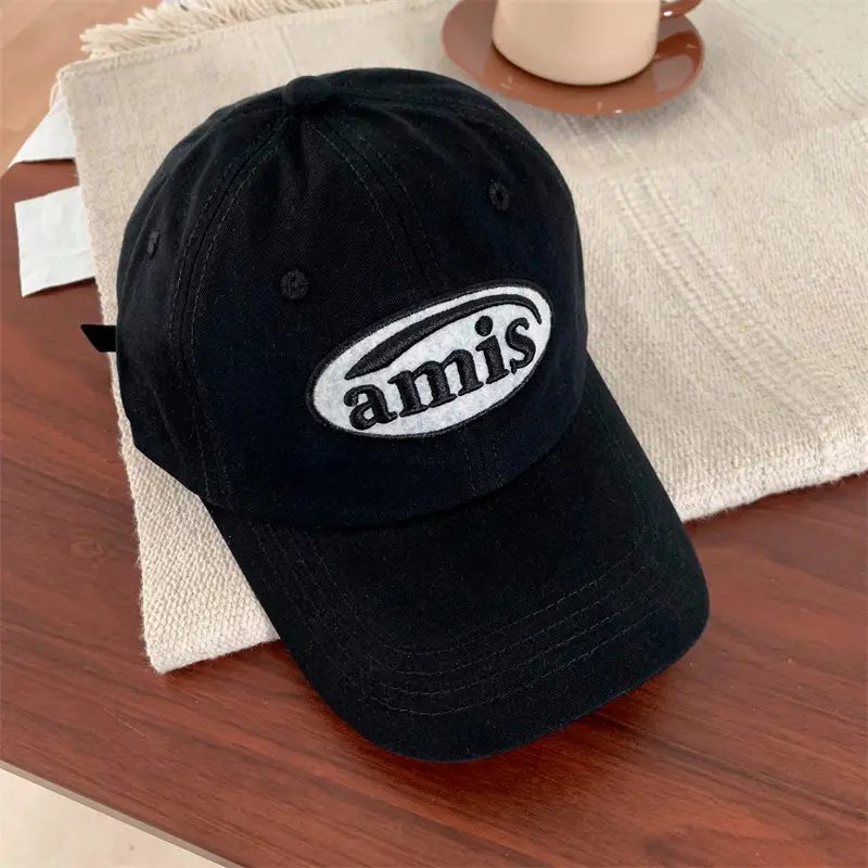 Korean-style Red Baseball Cap Women Spring Summer Wide Brim - Image 2
