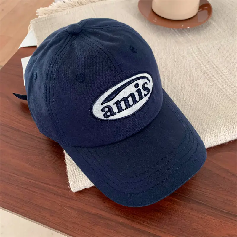 Korean-style Red Baseball Cap Women Spring Summer Wide Brim - Image 3