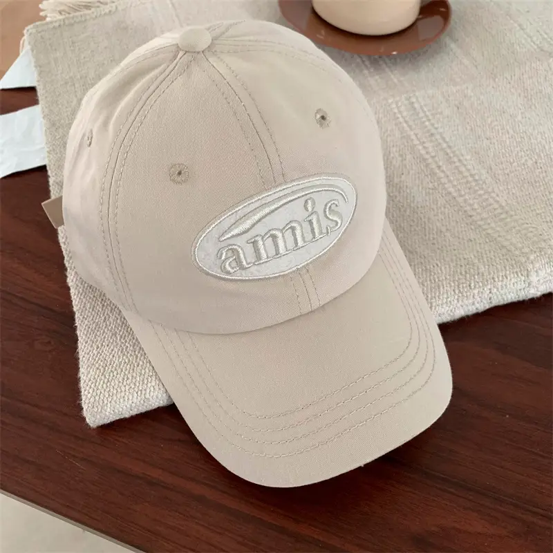 Korean-style Red Baseball Cap Women Spring Summer Wide Brim - Image 5