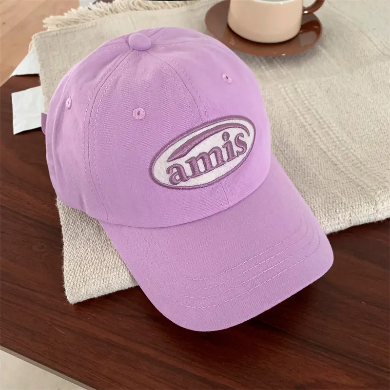 Korean-style Red Baseball Cap Women Spring Summer Wide Brim - Image 6