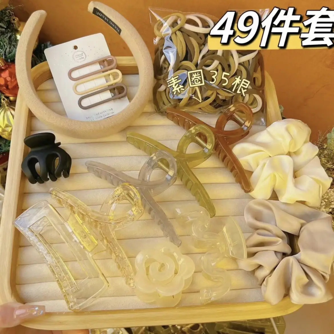 49 Pcs High-End Hair Clips Set for Women