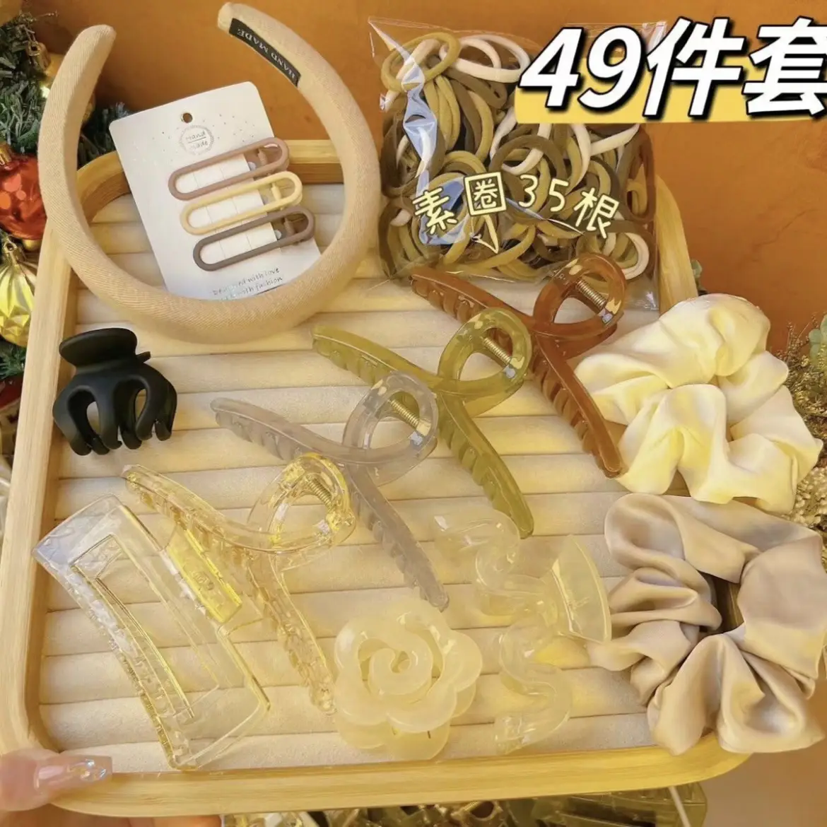 49 Pcs High-End Hair Clips Set for Women