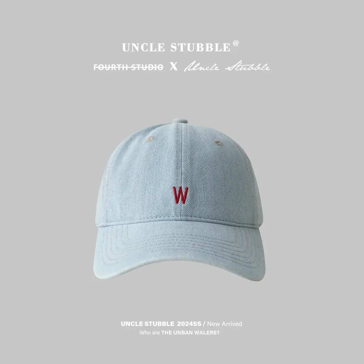 New York Streetwear Wash Denim Cap for Men Women - Image 3