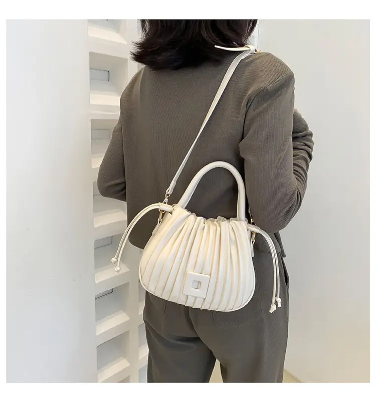 Green Textured Shoulder Crossbody Bag for Women 2024 — feature 15
