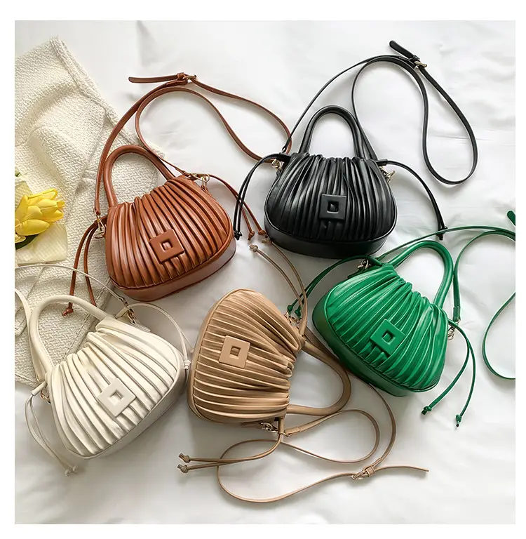 Green Textured Shoulder Crossbody Bag for Women 2024 — feature 25