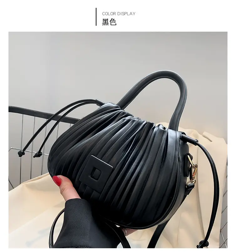 Green Textured Shoulder Crossbody Bag for Women 2024 — feature 26