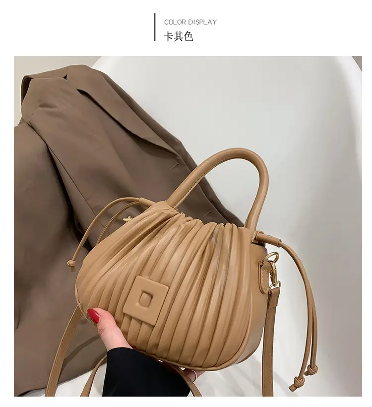 Green Textured Shoulder Crossbody Bag for Women 2024 — feature 28