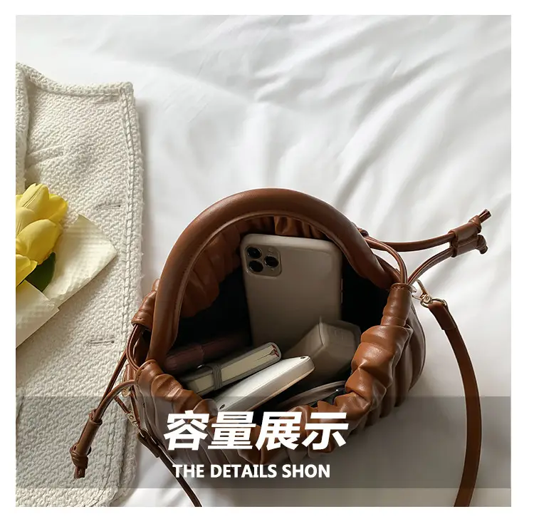 Green Textured Shoulder Crossbody Bag for Women 2024 — feature 7