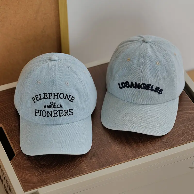 Women's Light Blue Suda Sexi Baseball Cap with Embroidered Logo - Image 8