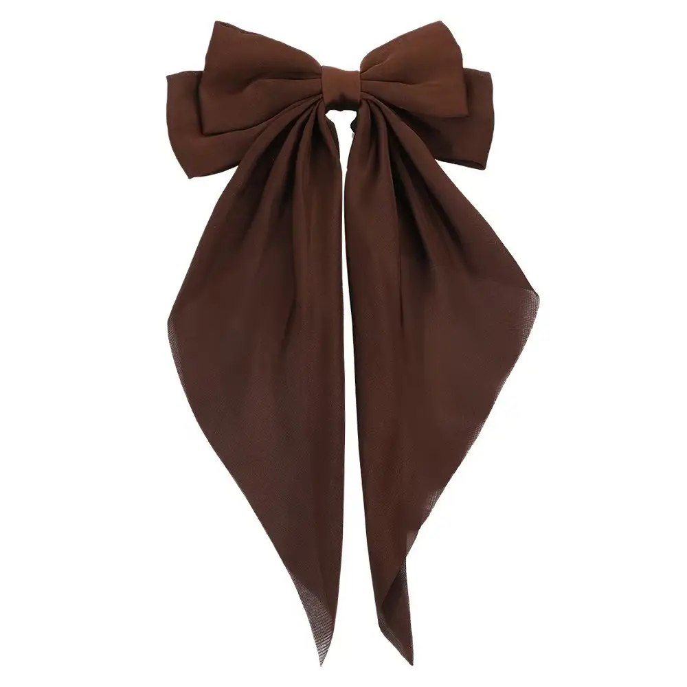 Pink Satin Hairpin with Vintage Bow Design - Image 30