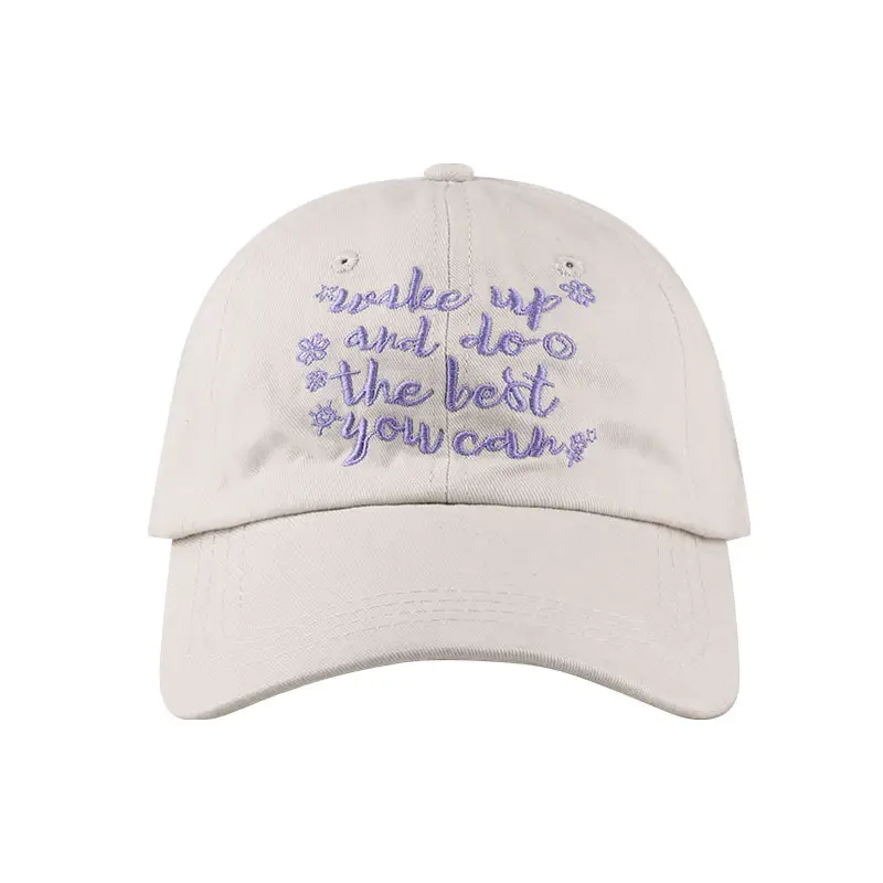 Korean Style Ins Washed Letter Embroidered Baseball Cap Women's American Style Vintage Old Cap Summer Sun Hat All-Match - Image 11