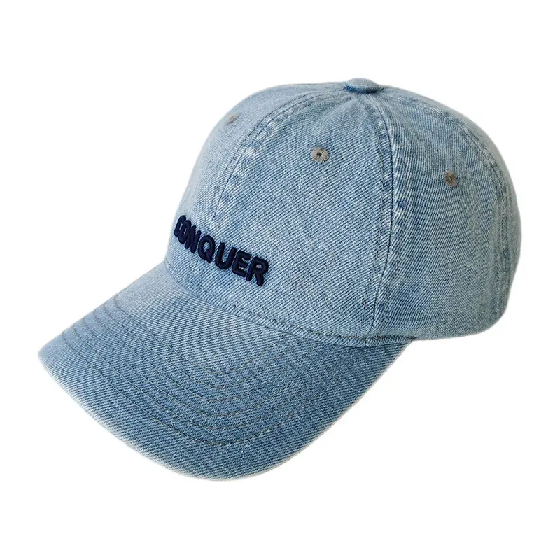 Women Denim Letter Cap Spring Summer Korean Style - Image 11