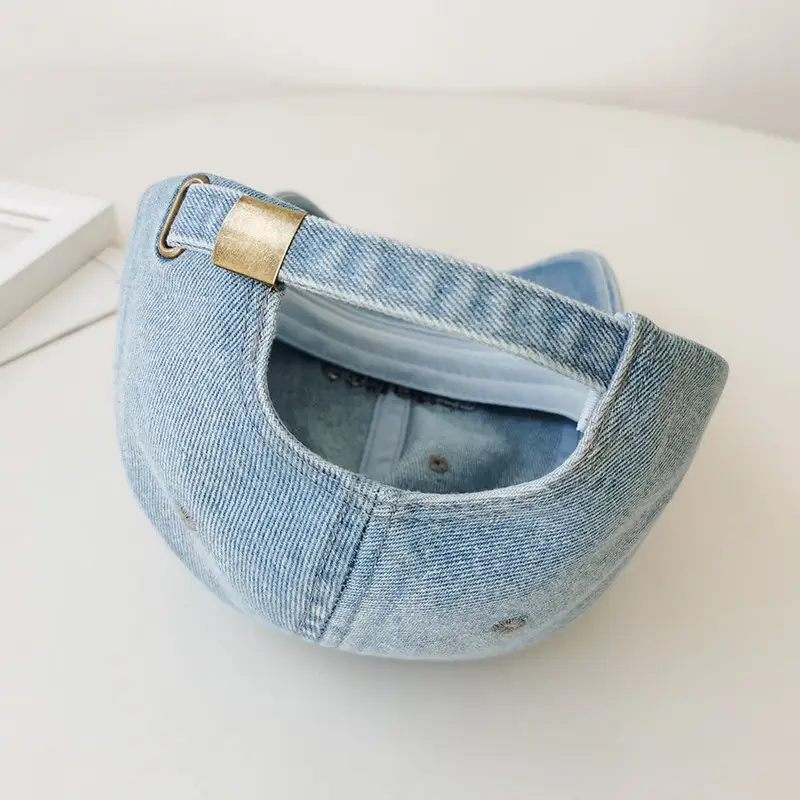 Women Denim Letter Cap Spring Summer Korean Style — feature 16