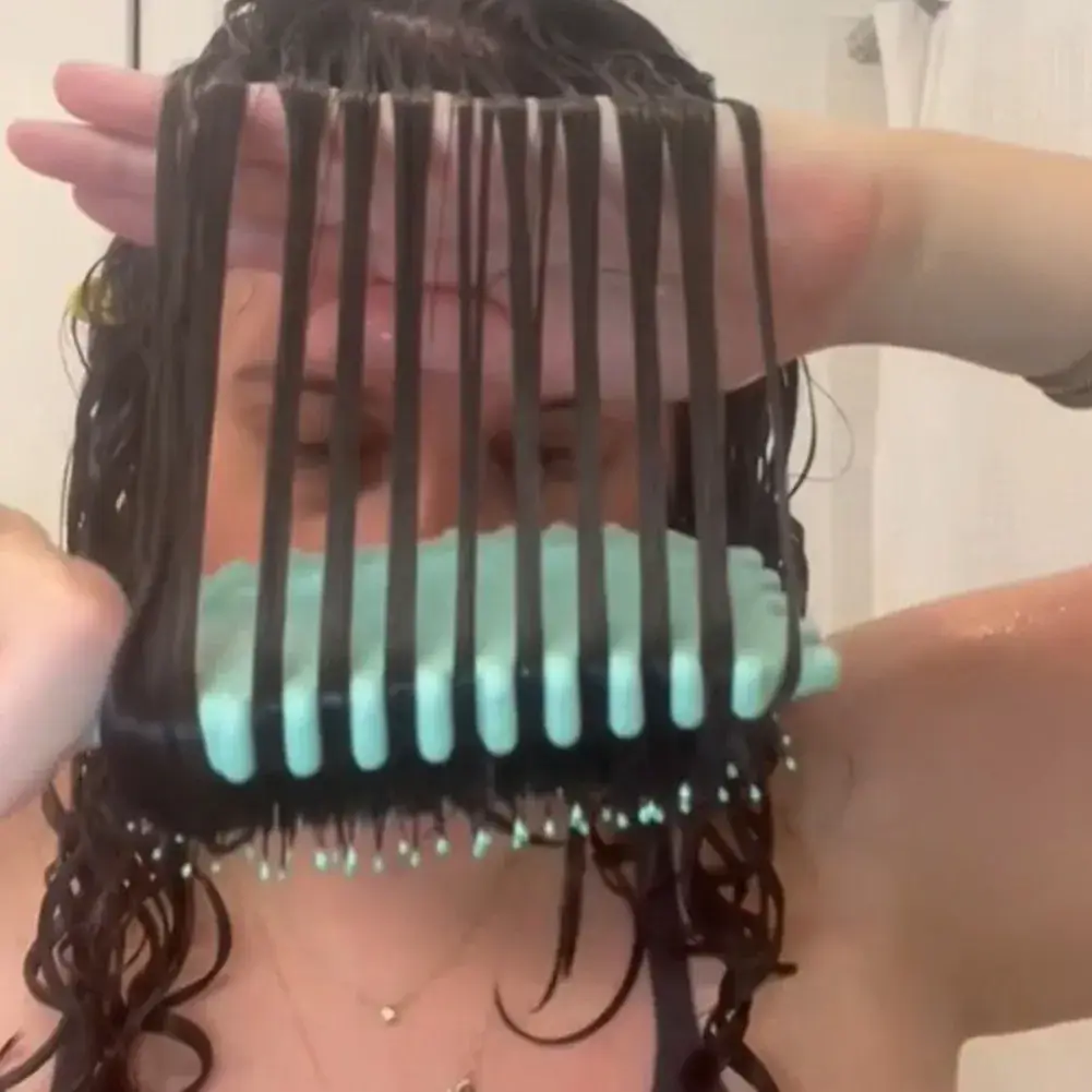 Women's Hair Brush with 25cm Bristles for Long Hair Styling - Image 10