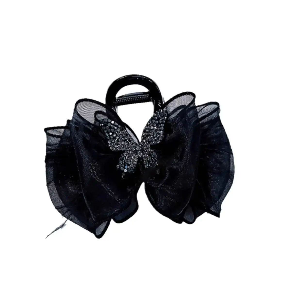 Black Rhinestone Butterfly Hairpin for High Volume & Volume - Image 7