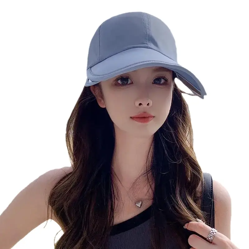 Women Sun Hat Large Bristle Retractable Curved Bristle - Image 6